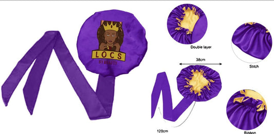 Locs by beauty best-selling satin bonnet